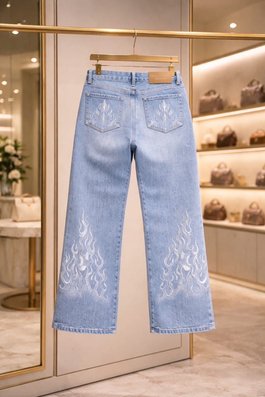 the jeans that stand out. the jeans that stand out.